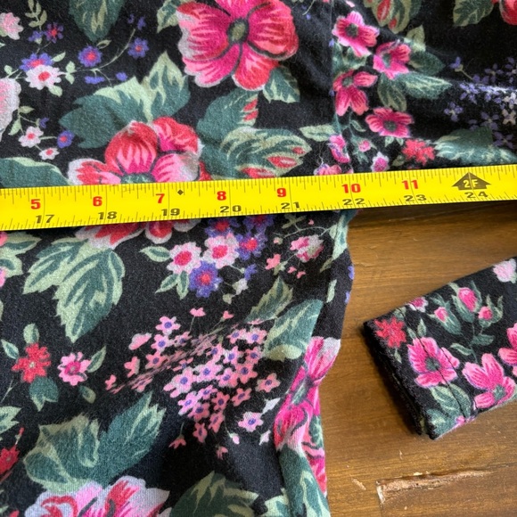 Victoria’s Secret Gold Label Cotton Floral Button Down Gown Dress Sleep Vintage - Picture 7 of 10